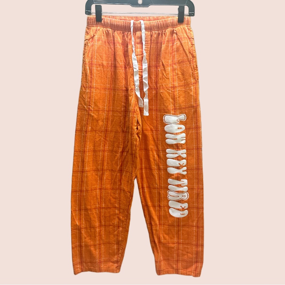 Boxercraft Men’s Orange Plaid Lounge Pants size S